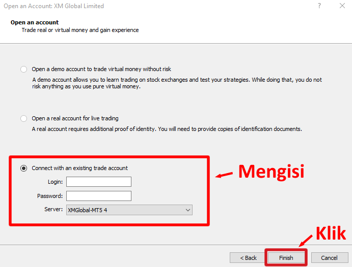 Cara menginstal MT5 (MetaTrader5) 10
