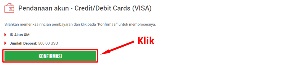 Cara deposit ke akun forex di xm global 5